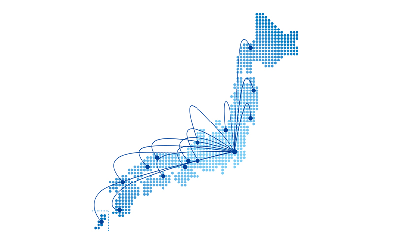 Sales and logistics agent services and agency business utilizing Mitsubishi Foods' infrastructure and network