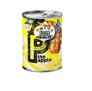 パインスライス 100%ジュース漬け EO3号缶